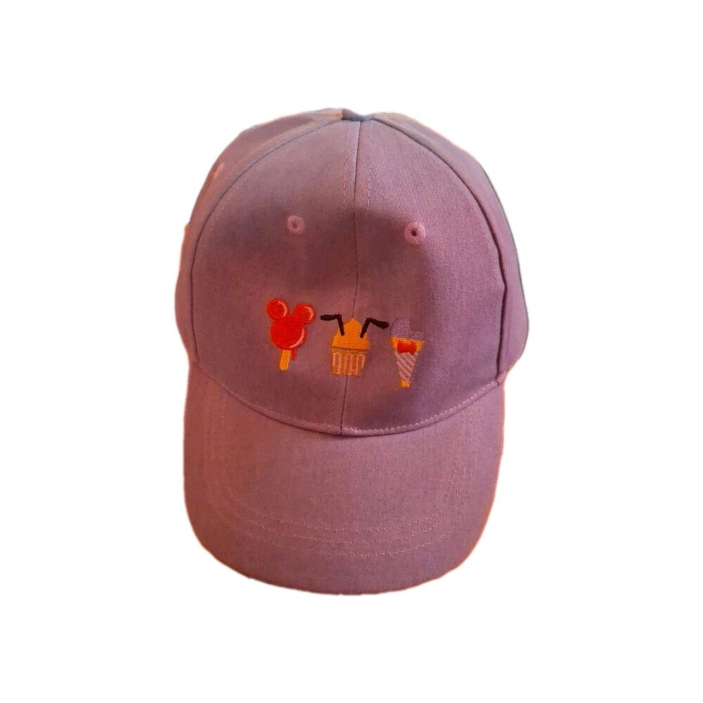 Disney Parks Character Snacks Mickey Pluto Donald Blue Adult Baseball Cap Hat